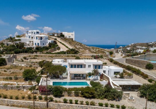 archon luxury villas mykonos outer view