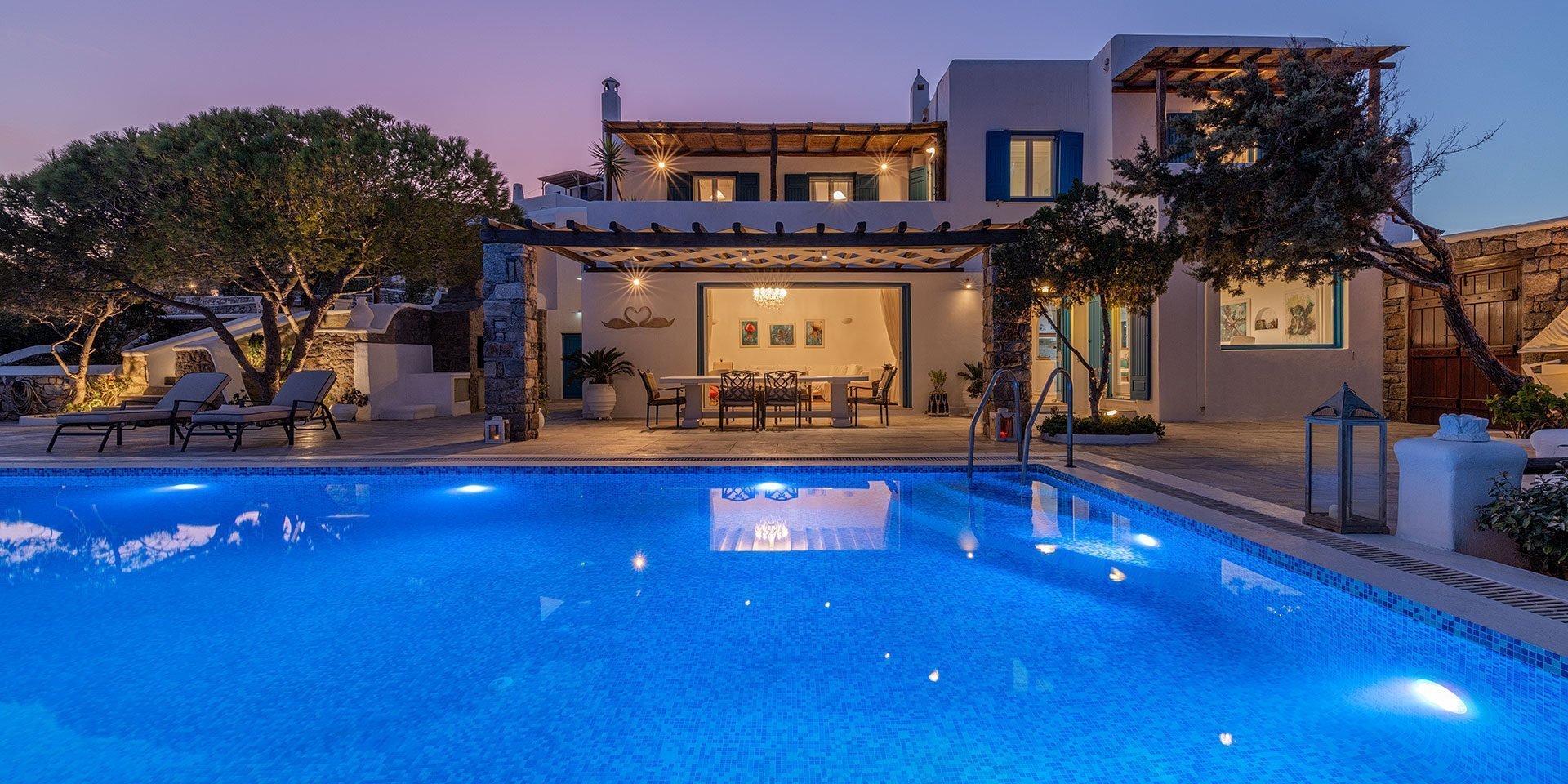 Archon luxury Villas Mykonos - front view