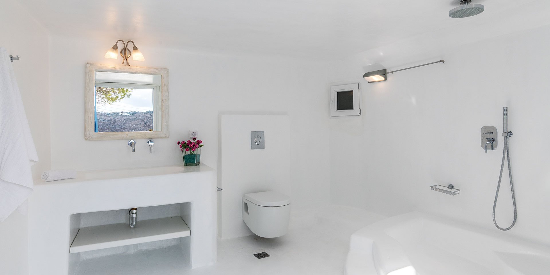 Archon luxury Villas Mykonos - Side ground studio bathroom 2